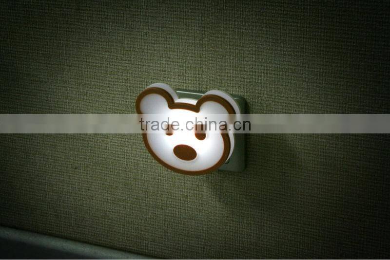 FGE Fashion Cute Bear Shape Design Children LED Night Light