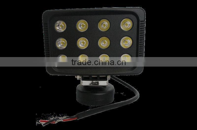 Super bright black waterproof IP67 36W DC 10-30V 6000k Led Work Light from Original manufacture