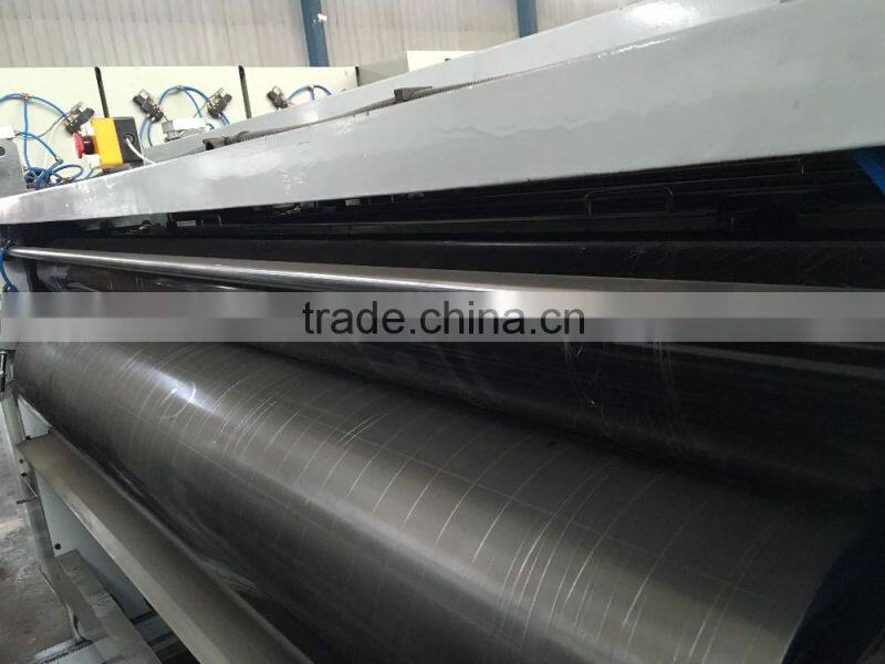 Lead edge feeding printing slotting machine