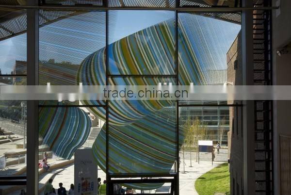Colored Printed Glass Decorative Exterior Glass Wall Panels