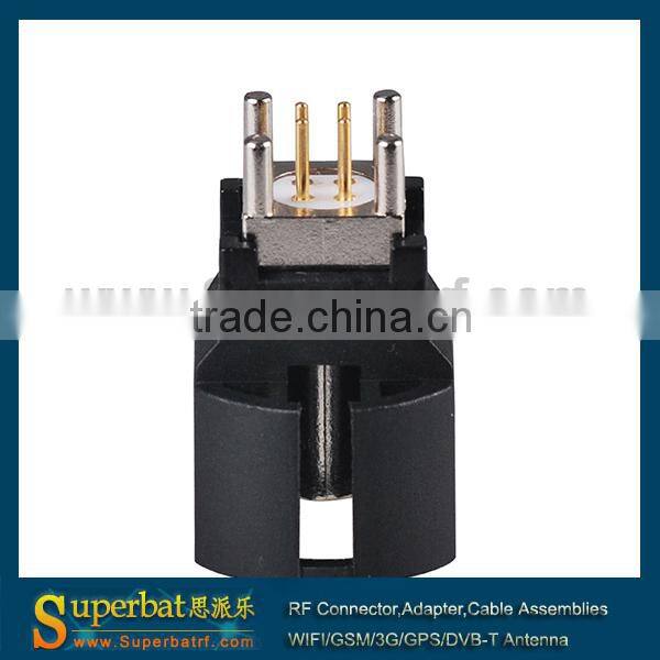 For Tesla Fakra Jack PCB mount 4Contact pin Connector insulation piercing connector