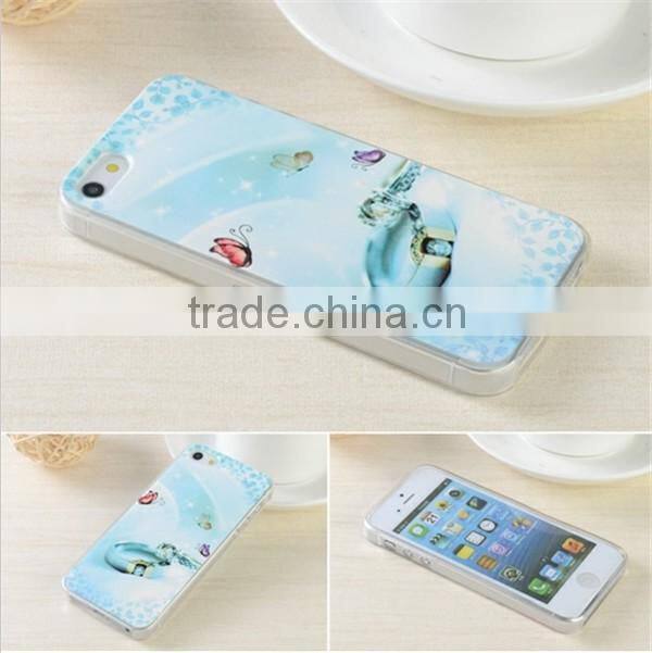 TPU color drawing wholesale for iphone 5 custom back cover case