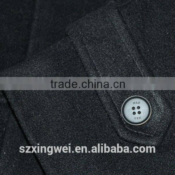 matt fashion laser logo resin button for Garment