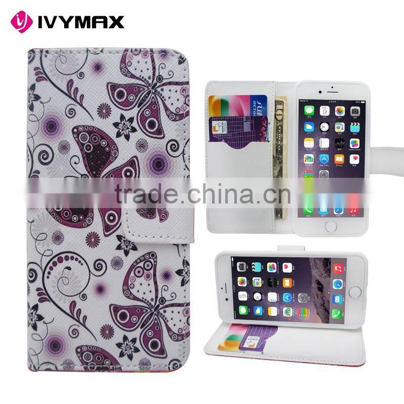 Free sample 2016 New Product cellphone case for iphone 6s Leather Wallet Case