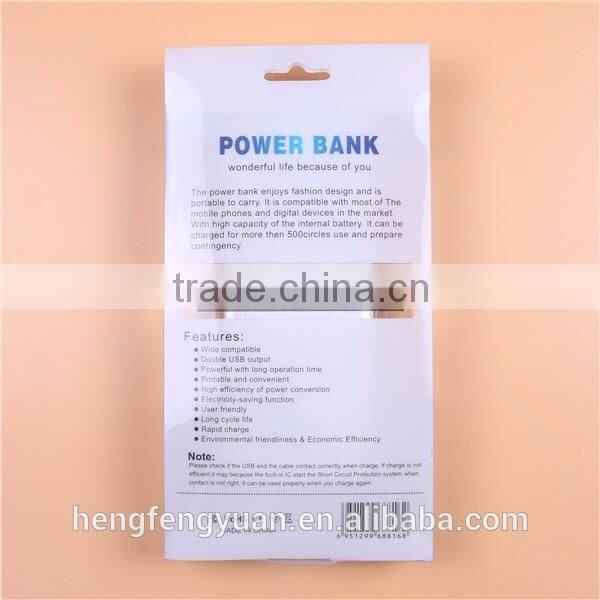 Factory Price Dual USB 18650 Power Bank 20000mAh