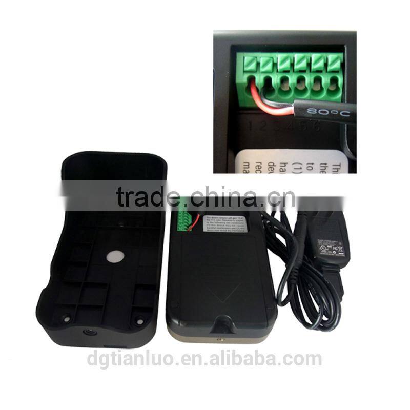 7 Inch Color 2.4GHz Wireless Video Door Phone Along with Door Lock Release