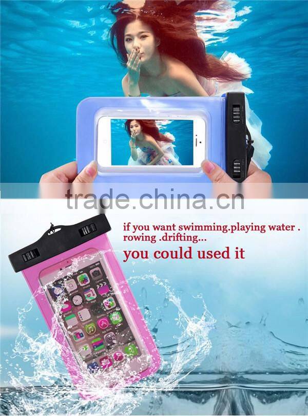 Popular hot-sale mobile phone plastic waterproof bag