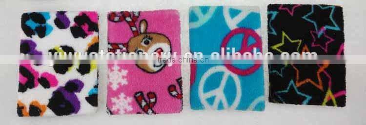 Heart Plush Fabric Mini Notebook with Lock