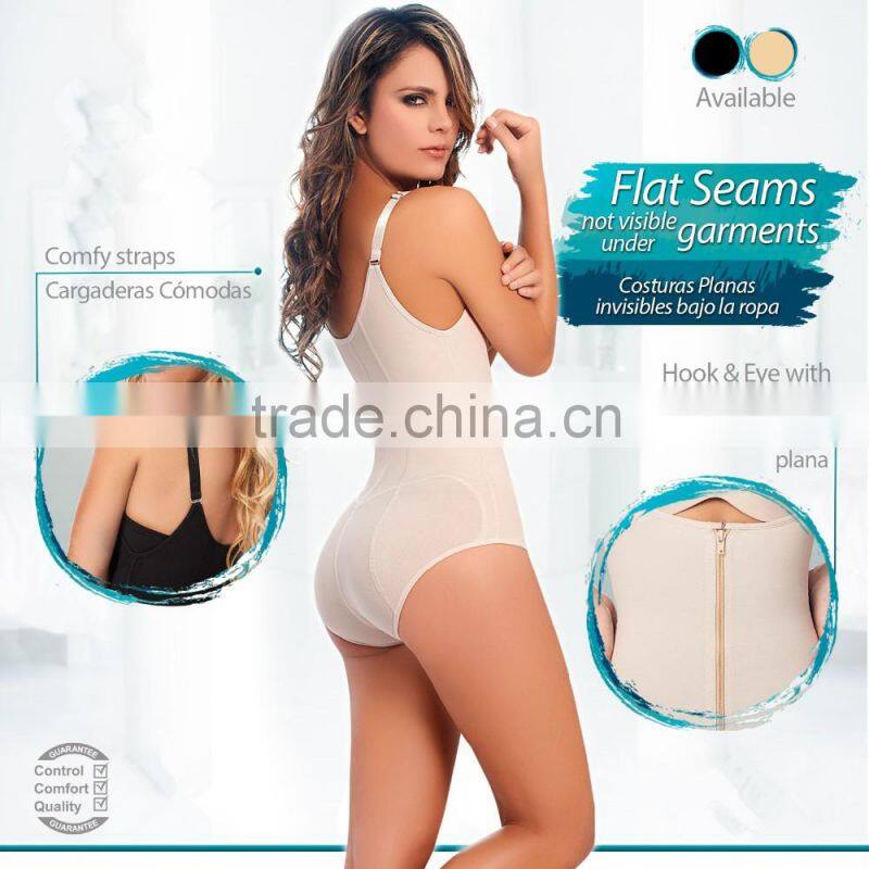 Butt lifter side zipper white shapewear bodysuit waist cincher wholesale