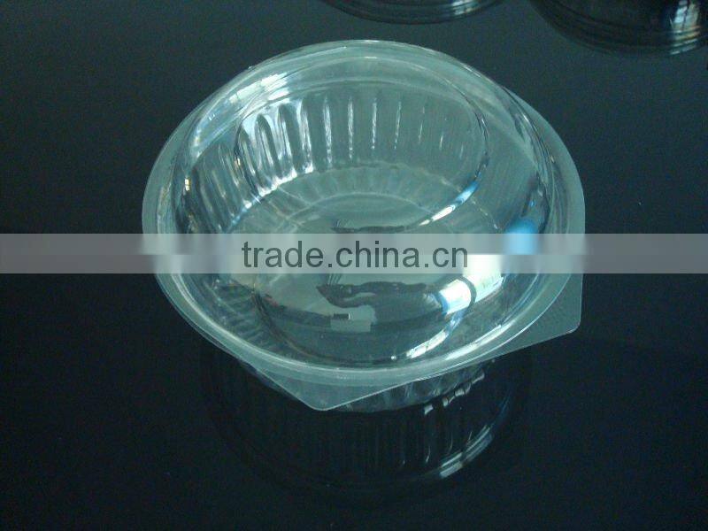 plastic food container with lid /round square /reusable disposable