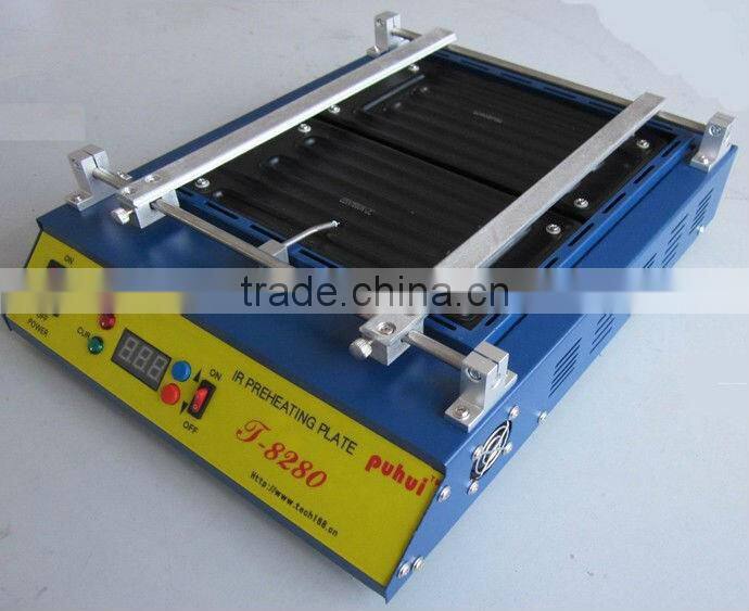 T8280 IR preheating plate bga rework station,welding machine,PUHUI