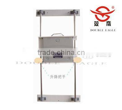 Wall mouted X-ray film cassette shelf