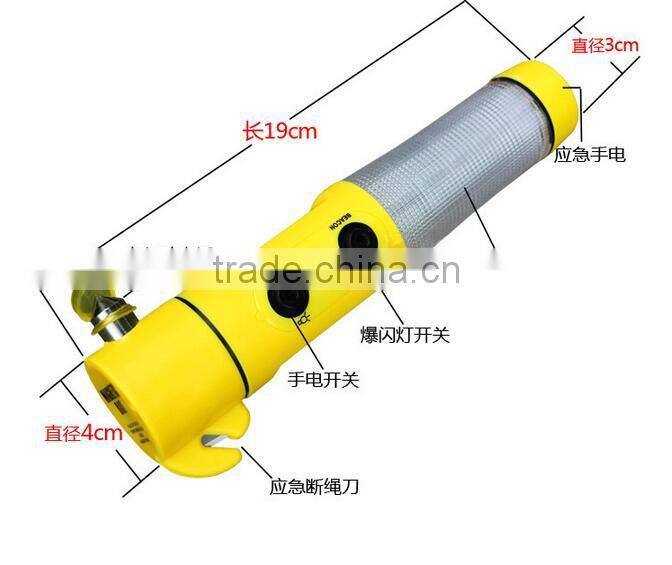 Multifunction car Escape hammer/Good design LED Car emergency hammer/