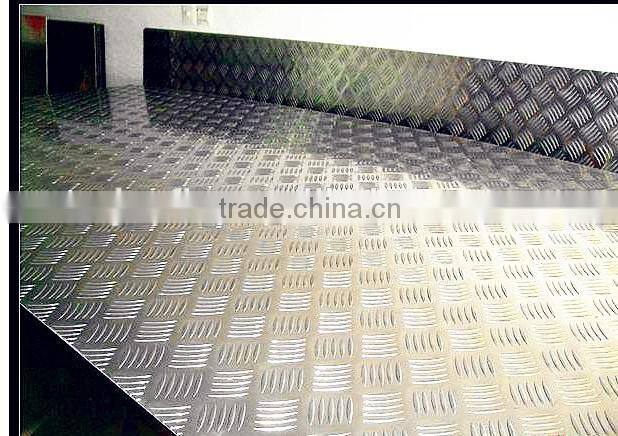 hot sale grade 1060 h24 embossed aluminum plate for non-slip