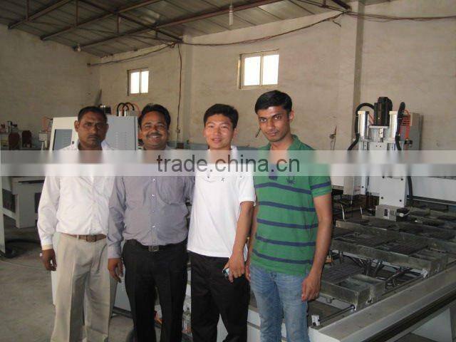 embossing machine at wood