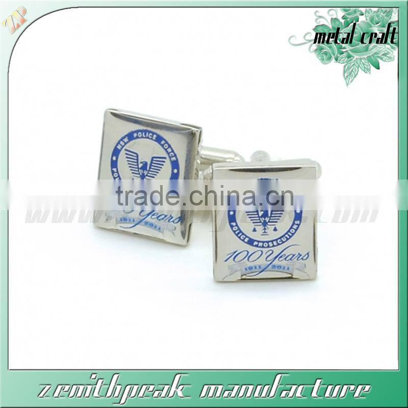 2016 Best quality hard enamel cufflinks
