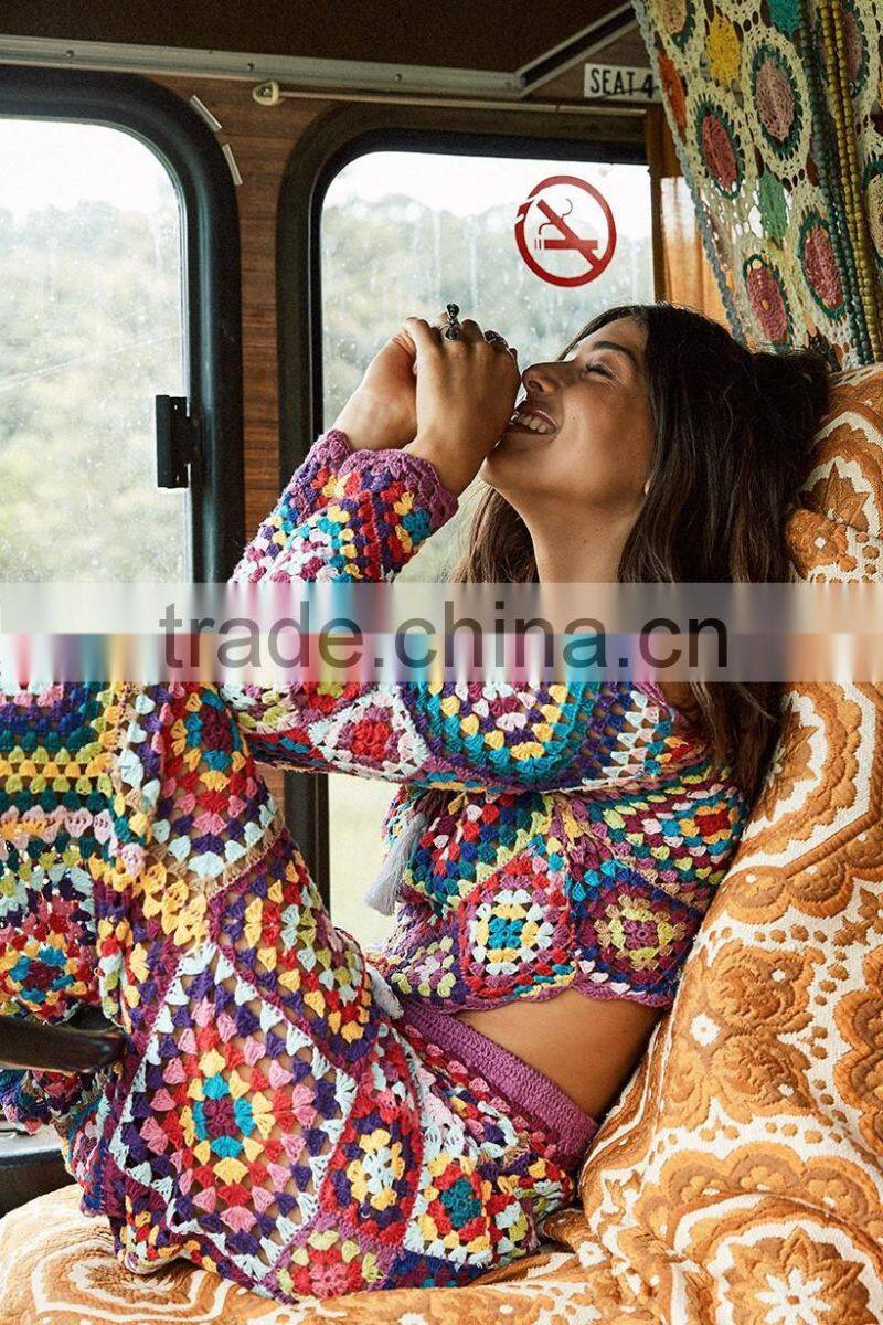 handmade crochet swimwear skirt