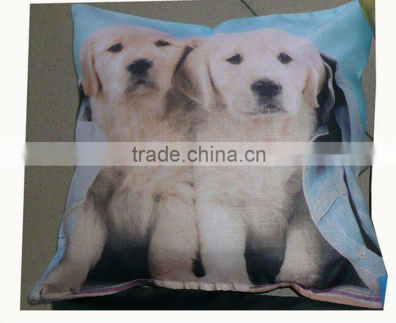 photo printing 100% polyester digital printed cushion cover