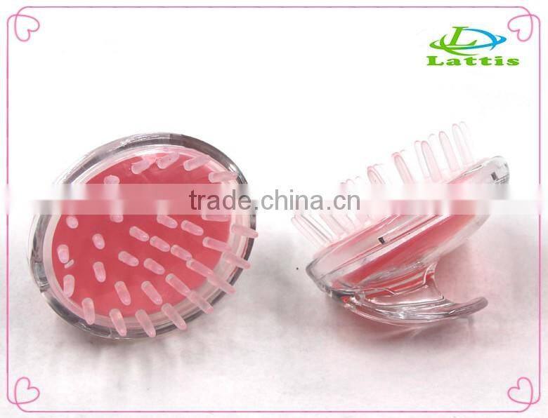 Plastic hand held body massager with spa head massage