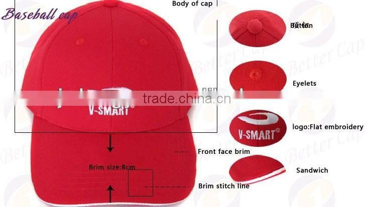 unisex adult raised brim baseball caps