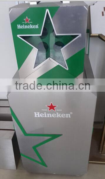 Acrylic wine display stand,beer POP sale stand,promotion table