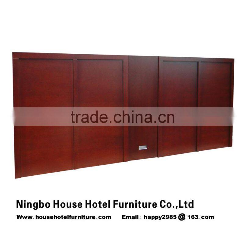 King Headboard refrigerator cabinet desk and nightstand with red color
