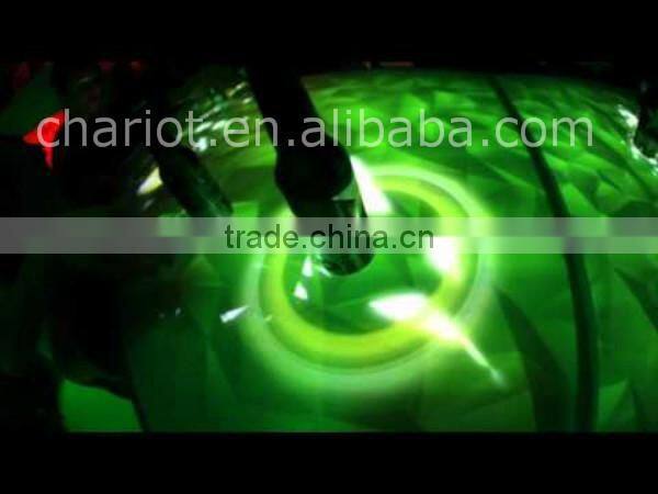 ChariotTech interactive projection display system,interactive bar tables with light halo effect