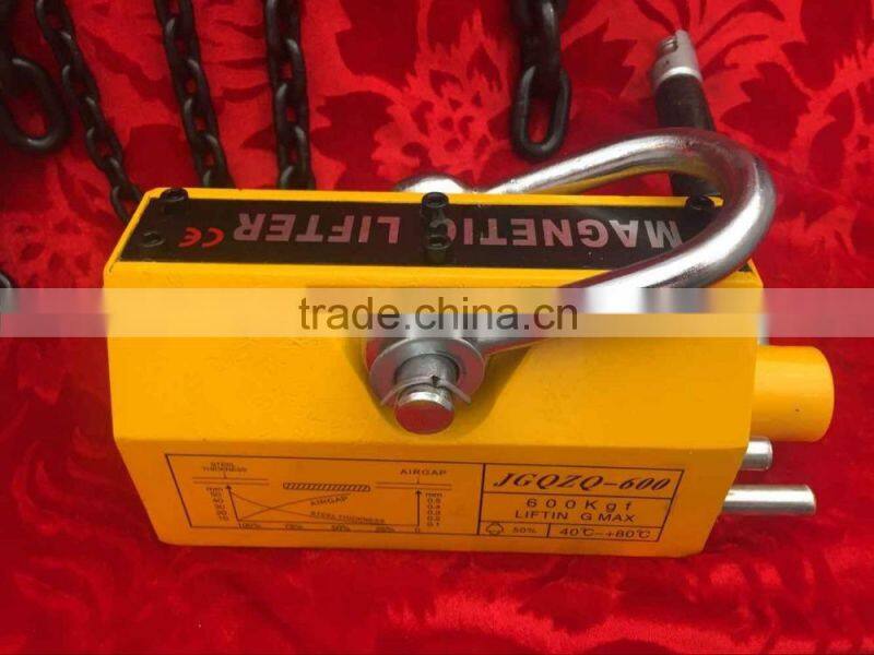 0.1-2Ttop quality permanent magnetic lifting machine with safety twist