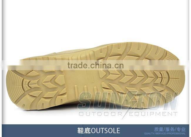 USA standard Tactical Boots is made of waterproof nylon and cowhide leather