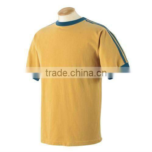 Pigment-Dyed Sport-Stripe Cotton T-Shirt 13019