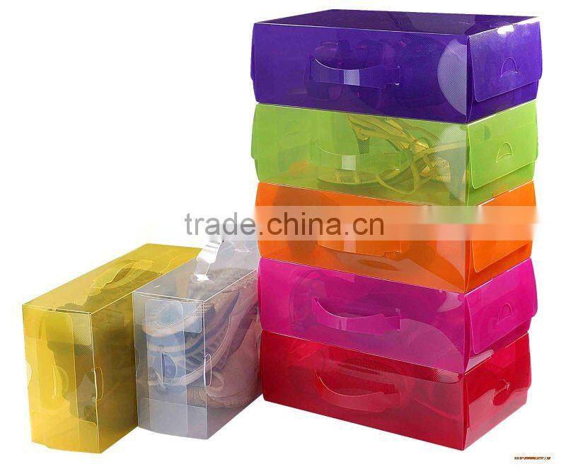 clear plastic shoe box