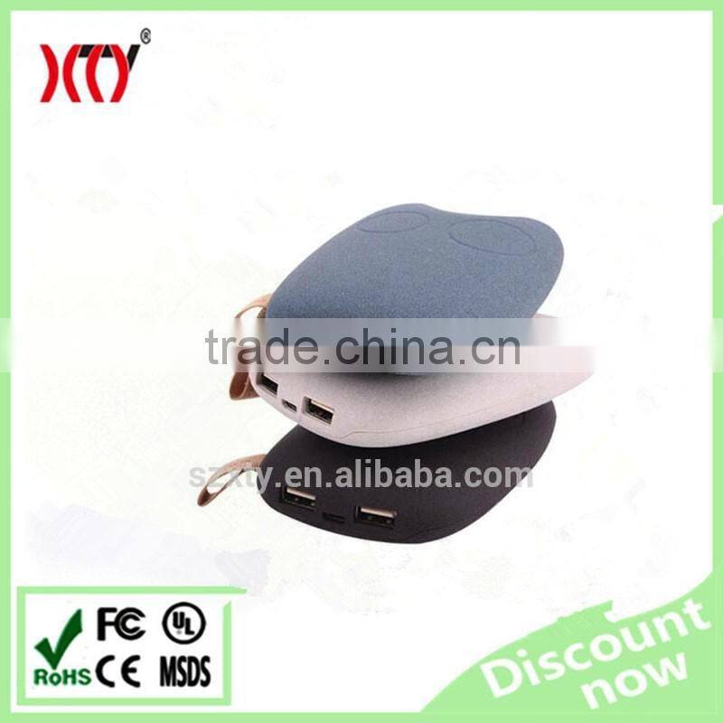 Fashionable Bear shape mini mobile power bank charger 7800mAh lithium polymer battery