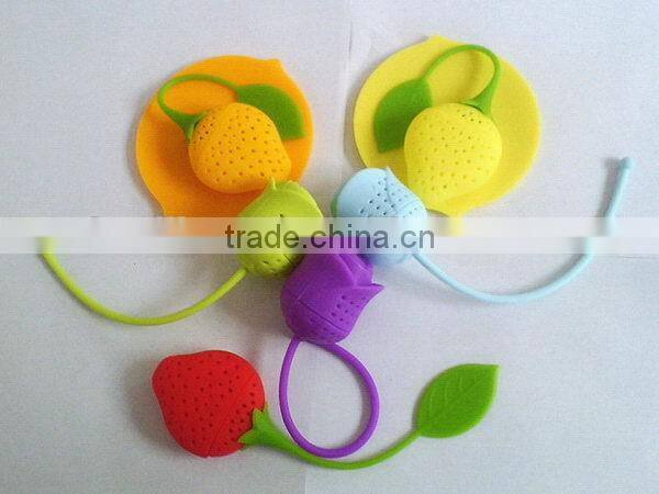 Top grade hot-sale silicone tea ball infuser wholesale