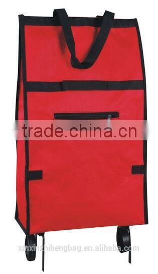 Portable Folding Shopping Bag With Wheels