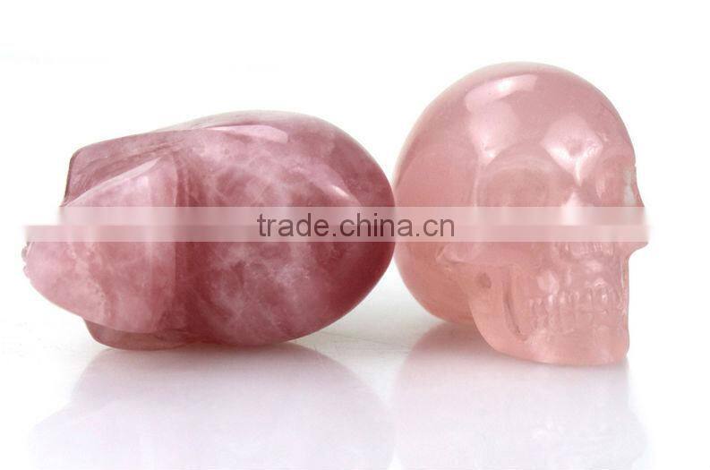 China natural crystal quartz skull,hand carved crystal skull for sale