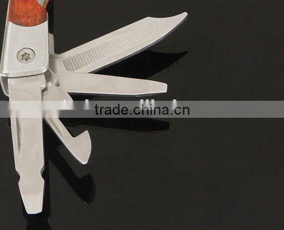OEM wooden handle pliers with stainless steel