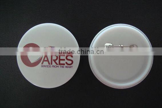 OEM factory - tin button badge set, printing your design on pin badge with backing card packing