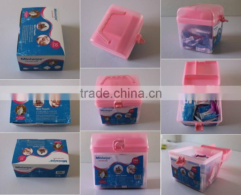 China manufacturer magic bath towel compressed hand towel