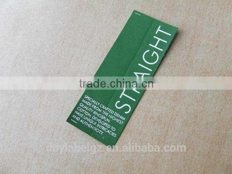 100% cotton care labels
