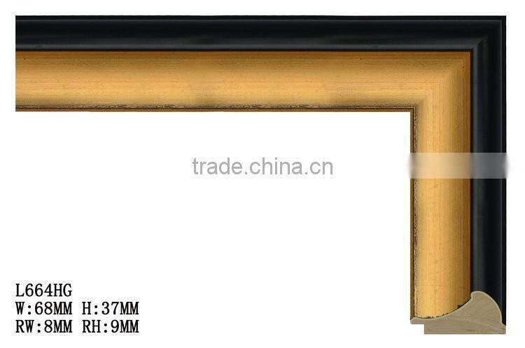 Hot selling W68MM H37MM pine mdf frame wood frame moulding