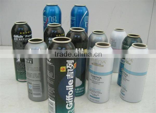 Aluminum refillable air aerosol spray can
