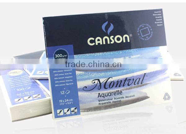 Professional Watercolor Paper 300g for painting 12 sheets