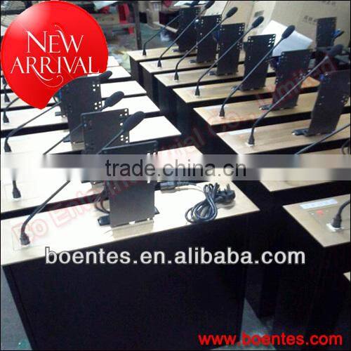 Brushed Aluminum Pop Up Desktop Monitor Lift/Motorized LCD Monitor Lift