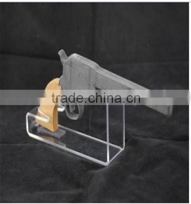 new invention crystal product acrylic gun display stand