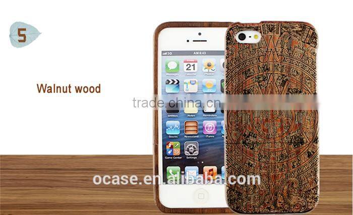 Special Calender Engraving phone case wood cover for IPhone 6/6s/6 plus