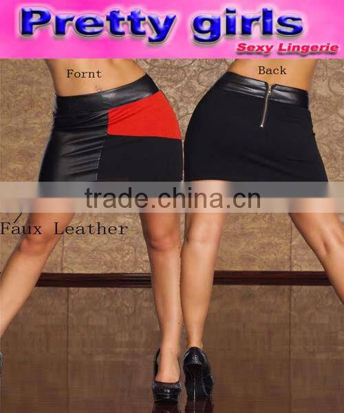 ladies new tight leather skirts (m312)