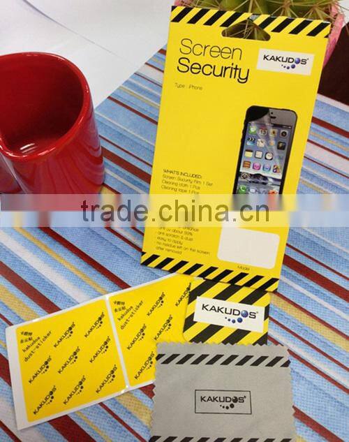 Hot Sell Cell Phone Screen Guard for Lenovo A300 with Soft Card and Cleaning Cloth