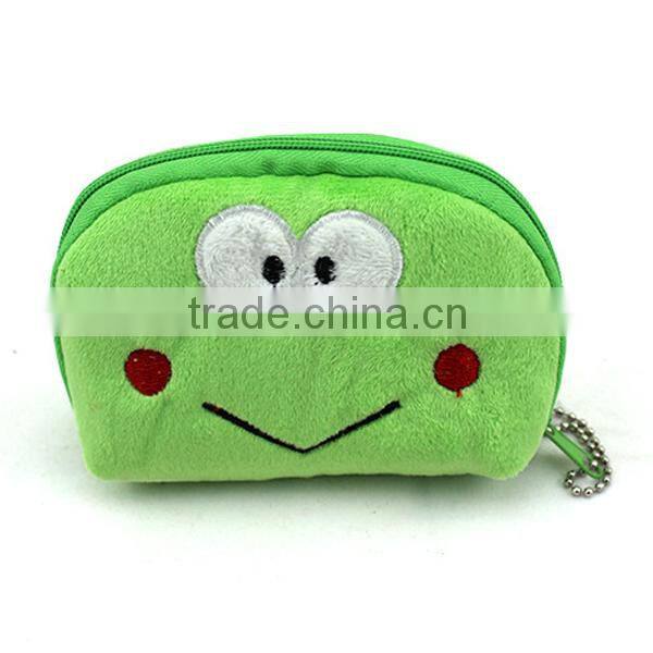 Mix design wholesale plush cute cartoon coin bag,coin bag