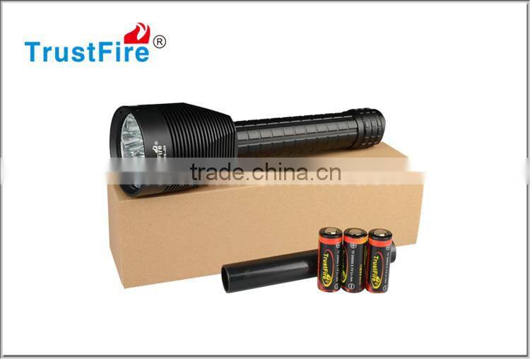 Biggest!! led flashlight 13000lm patented products TrustFire TR-J20 12 x t6 flash with CE,FCC certification