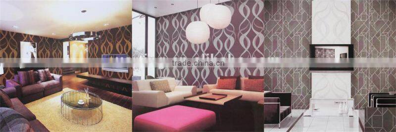modern pvc wall paper/home decor wallpapers for office walls